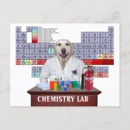 Cartão Postal Cartão-postal do professor de Química Engraçado co