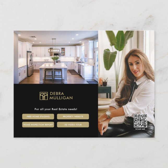 Cartão Postal Cartão-postal do Promocional de Imóveis Clássico (Frente)