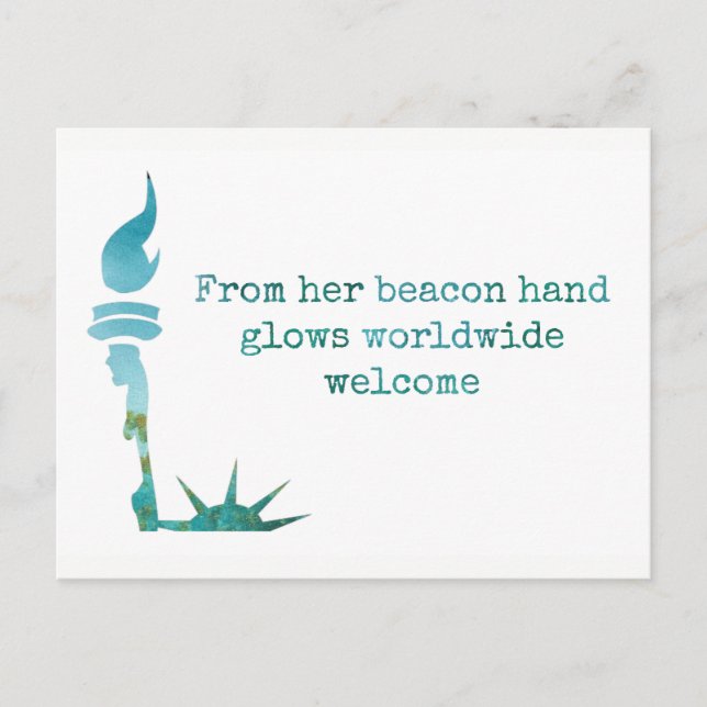 Cartão Postal Cartão-postal do Protesto pela Liberdade (Frente)