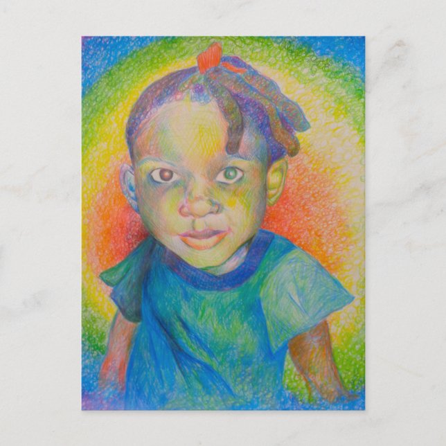Cartão Postal Cartão-postal do Rainbow Baby (Frente)