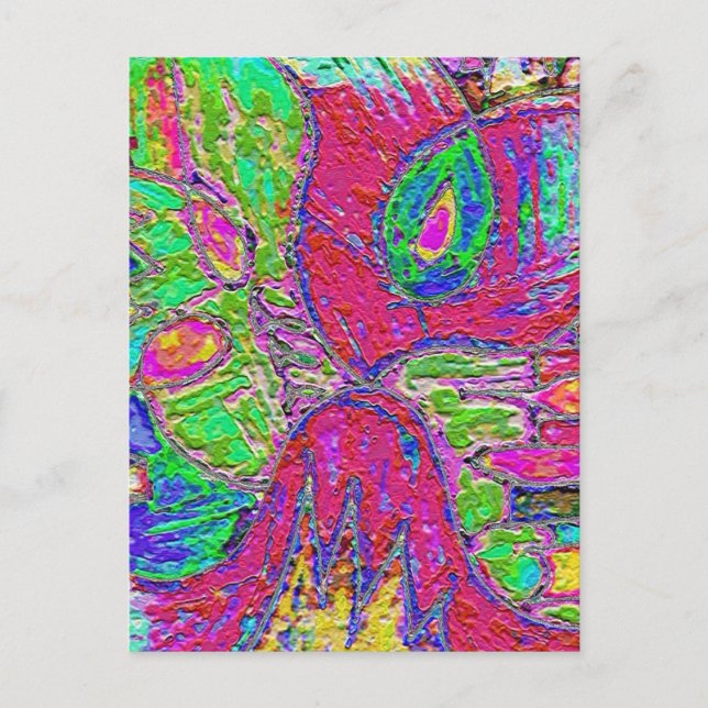 Cartão Postal Cartão-postal do Rainbow Sherbet (Frente)