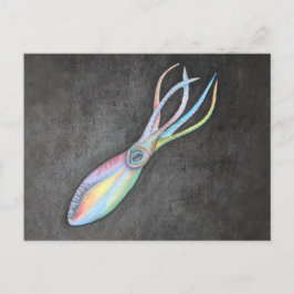 Cartão Postal Cartão-postal do Rainbow Squid
