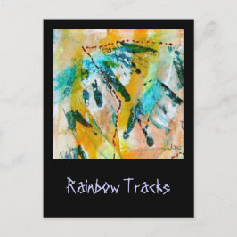 Cartão Postal Cartão-postal do Rainbow Tracks por Janz