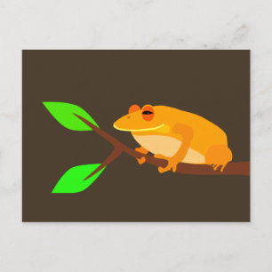 Cartão Postal Cartão-postal do Sapo Laranja