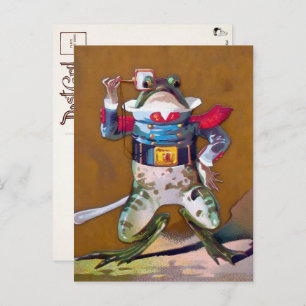 Cartão Postal Cartão-postal do Sapo vitoriano