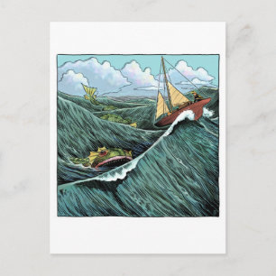 Cartão Postal Cartão-postal do Sea Beast