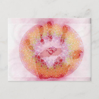 Cartão Postal Cartão-postal do símbolo Om