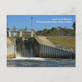 Cartão Postal Cartão-postal do Spillway com bloqueio Inglis