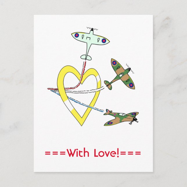 Cartão Postal Cartão-postal do Spitfire (Frente)