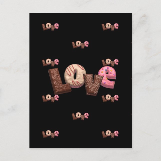 Cartão Postal Cartão-postal do Sweet Lover (Frente)