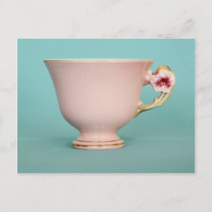 Cartão Postal Cartão-postal do Teacup Rosa
