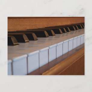 Cartão Postal Cartão-postal do teclado Piano