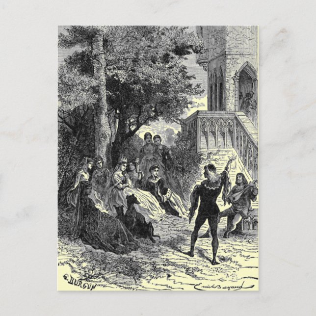 Cartão Postal Cartão-postal do Tempo Medieval (Frente)