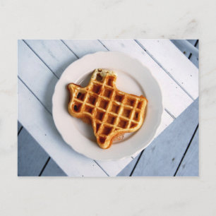 Cartão Postal Cartão-postal do Texas Waffle