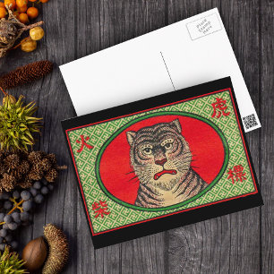 Cartão Postal Cartão-postal do Tigre Asiático