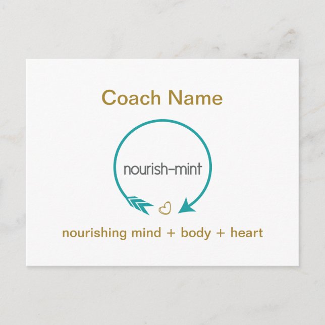 Cartão Postal Cartão-postal do treinador (Frente)