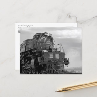 Cartão Postal Cartão-postal do trem Big Boy