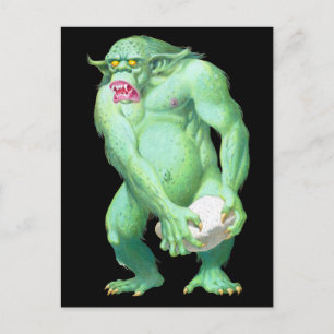 Cartão Postal Cartão-postal do troll