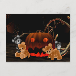 Cartão Postal Cartão-postal do ursinho Bearz Halloween