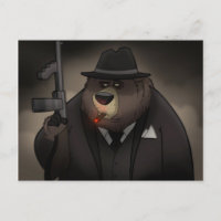 Cartão-postal do Urso Gangster