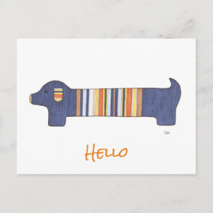 Cartão Postal Cartão-postal do vazio - Dachshund nº 1