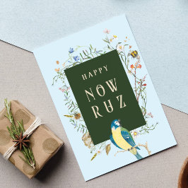 Cartão Postal Cartão-postal do VAZIO Feliz Nowruz Songbird