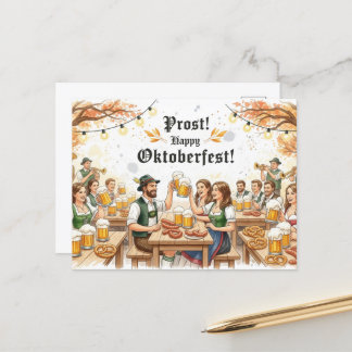 Cartão Postal Cartão-postal do Vintage Oktoberfest