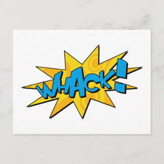 Cartão Postal Cartão-postal do Whack Comic Book