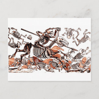 Cartão Postal Cartão-postal Don Quijote Calavera