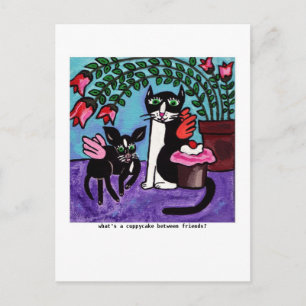 Cartão Postal Cartão-postal dos amigos Cuppycake