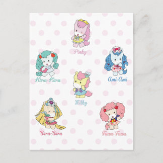 Cartão Postal Cartão-postal dos amigos Osharena Pony Kawaii