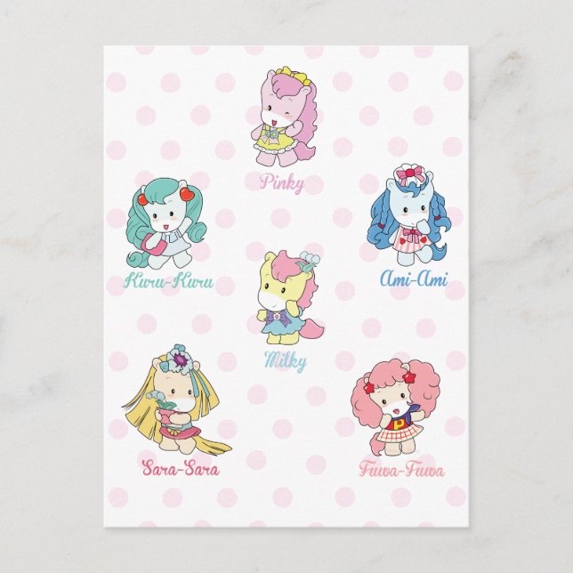 Cartão Postal Cartão-postal dos amigos Osharena Pony Kawaii (Frente)