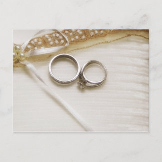 Cartão Postal Cartão-postal dos Anéis de Casamento
