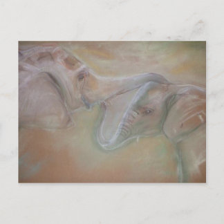 Cartão Postal Cartão-postal dos elefantes