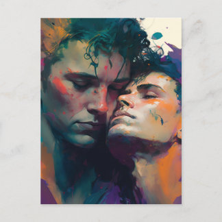 Cartão Postal Cartão-postal dos Gay Apaixonados