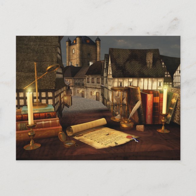 Cartão Postal Cartão-postal dos horizontes antigos (Frente)