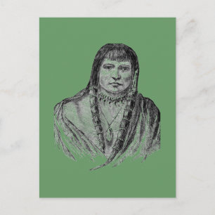 Cartão Postal Cartão-postal dos índios americanos