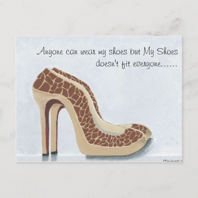 Cartão Postal Cartão-postal dos meus Calçados (Frente)
