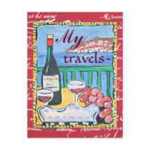 Cartão-postal dos meus Viagens