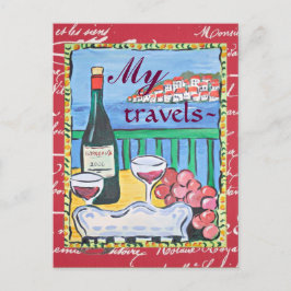 Cartão Postal Cartão-postal dos meus Viagens