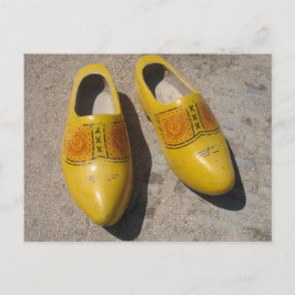 Cartão Postal Cartão-postal dos Sapatos de Madeira Holandeses