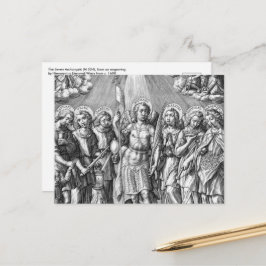 Cartão Postal Cartão-postal dos Sete Arcanjos (M 034; Engrave)