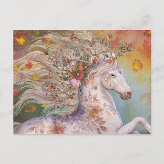 Cartão Postal Cartão-postal Dourado de outono (Frente)