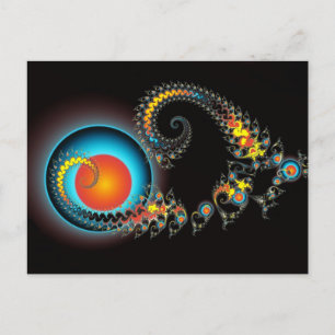 Cartão Postal Cartão-postal Dragão Moon