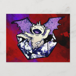 Cartão Postal Cartão-postal Draxolotyl Hatchling