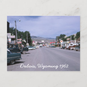 Cartão Postal Cartão-postal Dubois Wyoming 1962