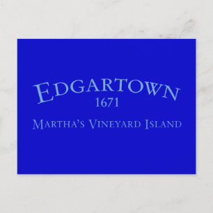 Cartão Postal Cartão-postal Edgartown Incorporated 1671