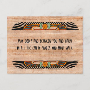 Cartão Postal Cartão-postal egípcio de bênção (Monoteísta)