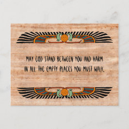 Cartão Postal Cartão-postal egípcio de bênção (Monoteísta)