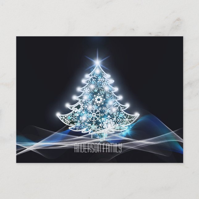 Cartão Postal Cartão-postal elegante para o ouro de férias de An (Frente)